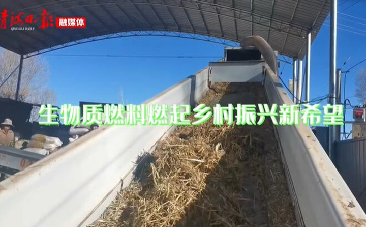 青海海东乐都：生物质颗粒燃料燃起乡村振兴新希望